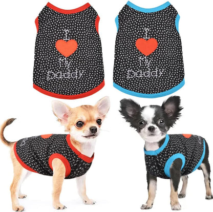 2 Pack Dog Shirt for Small Medium Large Dogs-Cooling Dog Hawaiian Shirt-Toy Little Dog Clothes-Puppy Birthday Clothing for Female Male Doggie-Dachshund Teacup Chihuahua Clothes for Dog (L)